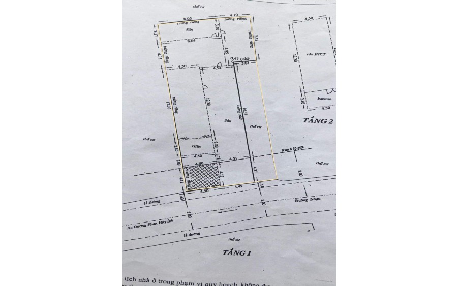 Bán nhà MT Phan Huy Ích P. 12 Q. Gò Vấp, 336m2, giảm giá còn 2x tỷ